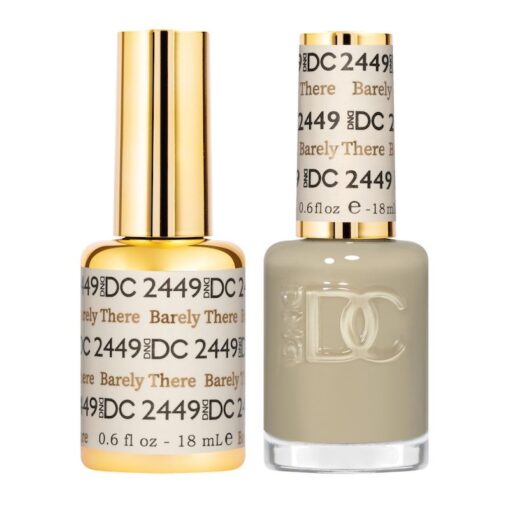  DND DC Gel Nail Polish Duo - 2449 Barely There by DND DC sold by DTK Nail Supply