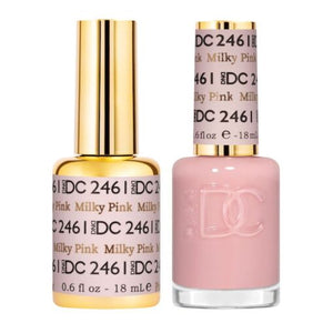 DND DC Gel Nail Polish Duo - 2461 Milky Pink by DND DC sold by DTK Nail Supply