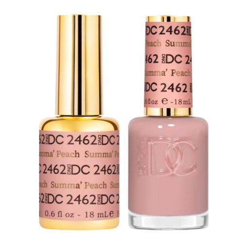 DND DC Gel Nail Polish Duo - 2462 Summa' Peach by DND DC sold by DTK Nail Supply