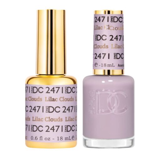 DND DC Gel Nail Polish Duo - 2471 Lilac Clouds by DND DC sold by DTK Nail Supply