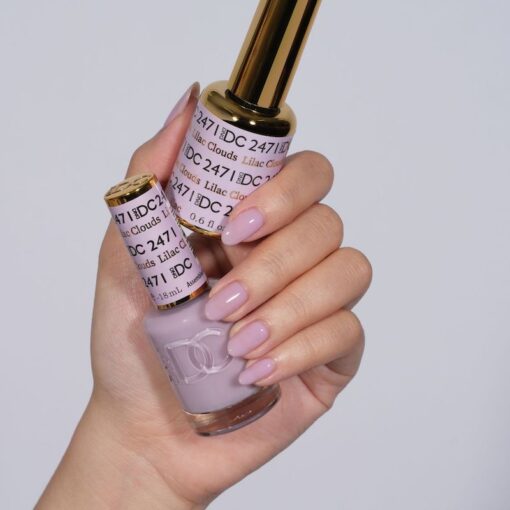 DND DC Gel Nail Polish Duo - 2471 Lilac Clouds by DND DC sold by DTK Nail Supply
