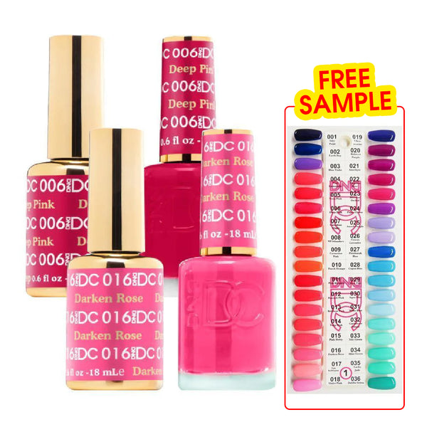  DC Part 1 - Set of 35 Gel & Lacquer Combo by DND DC sold by DTK Nail Supply