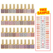 DND DC Gel Polish - Part 13 - Set of 36 Colors Sheer Collection - DTK Nail Supply