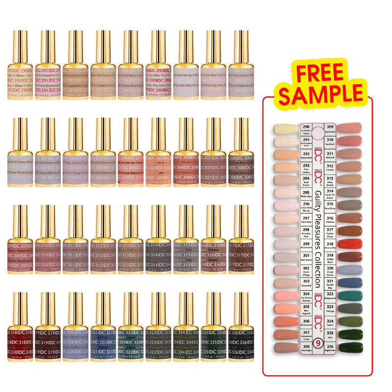 DND DC Gel Polish Part 9 DC Guilty Pleasures Collection - Set of 30 Colors - DTK Nail Supply