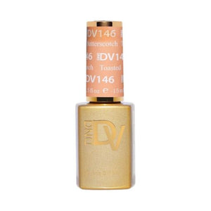 DND DV 146 Toasted Butterscotch - DND Diva Gel Polish & Matching Nail Lacquer Duo Set