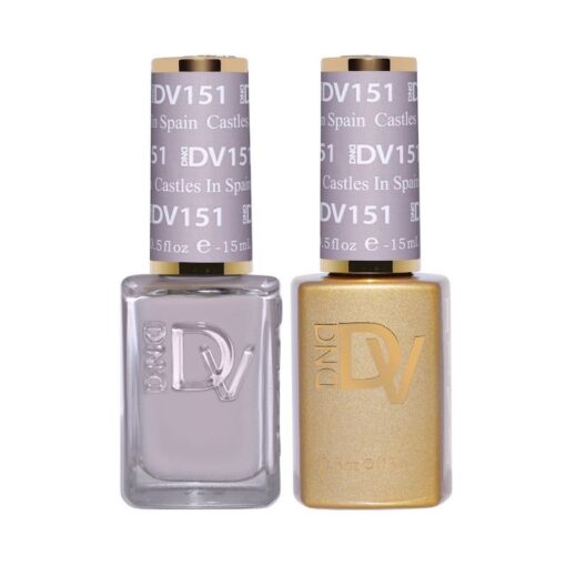 DND DV 151 Castles In Spain - DND Diva Gel Polish & Matching Nail Lacquer Duo Set