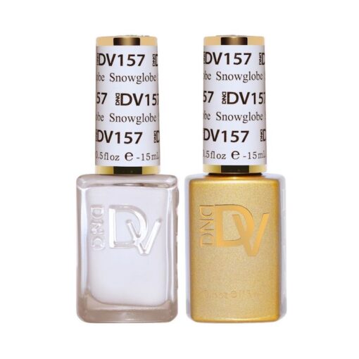 DND DV 157 Snowglobe - DND Diva Gel Polish & Matching Nail Lacquer Duo Set