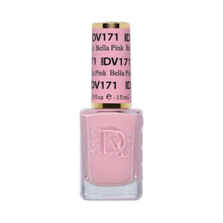 DND DV 171 Bella Pink - DND Diva Gel Polish & Matching Nail Lacquer Duo Set