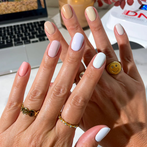 DND DIVA Gel Polish - Part 2 - Set 36 Colors Frosted Chai Collection