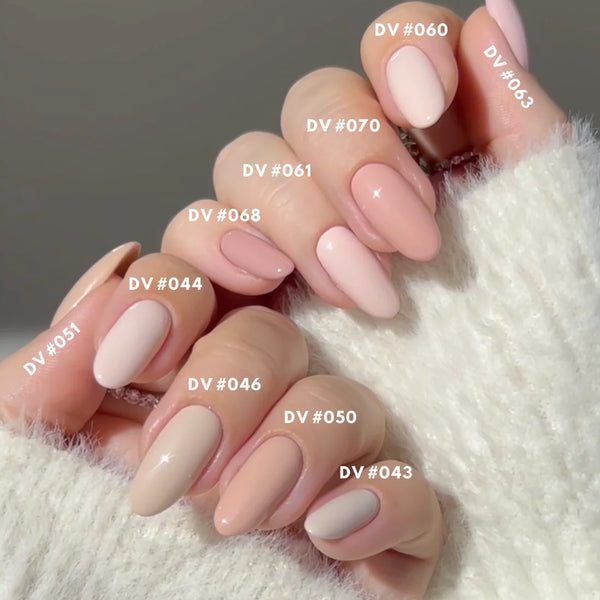 DND DIVA Gel Polish - Part 2 - Set 36 Colors Frosted Chai Collection