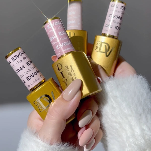 DND DIVA Gel Polish - Part 2 - Set 36 Colors Frosted Chai Collection