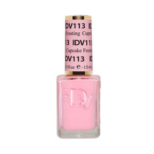 DND DV 113 Cupcake Frosting - DND Diva Gel Polish & Matching Nail Lacquer Duo Set