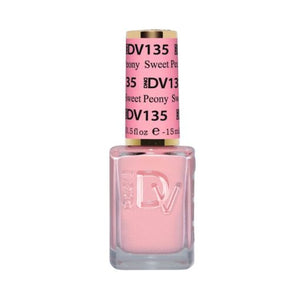 DND DV 135 Sweet Peony - DND Diva Gel Polish & Matching Nail Lacquer Duo Set
