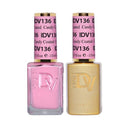 DND DV 136 Candy Coated - DND Diva Gel Polish & Matching Nail Lacquer Duo Set