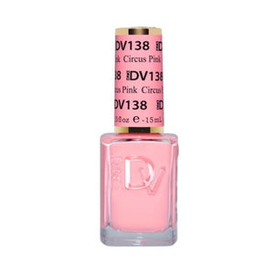 DND DV 138 Circus Pink - DND Diva Gel Polish & Matching Nail Lacquer Duo Set