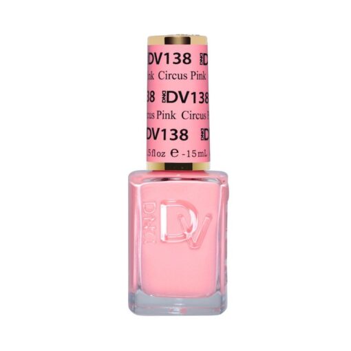 DND DV 138 Circus Pink - DND Diva Gel Polish & Matching Nail Lacquer Duo Set