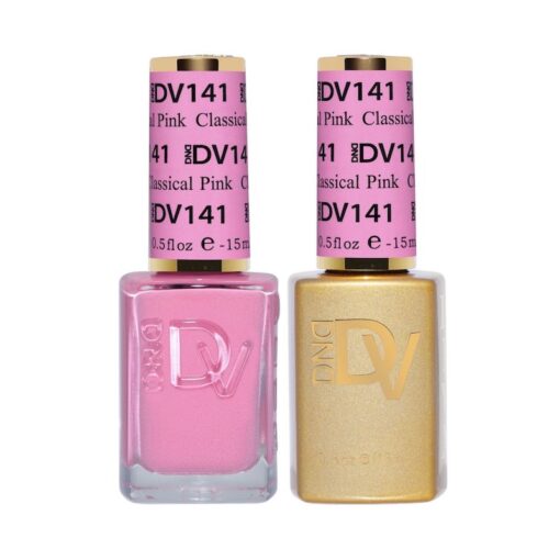DND DV 141 Classical Pink - DND Diva Gel Polish & Matching Nail Lacquer Duo Set