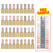 DND DIVA Gel Polish - Part 2 - Set 36 Colors Frosted Chai Collection - DTK Nail Supply