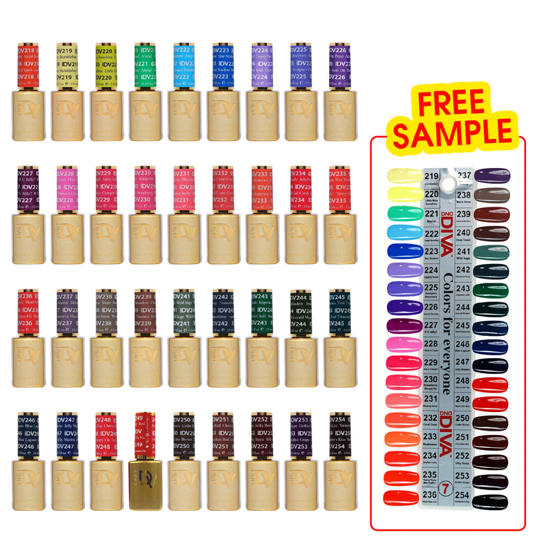 DND DIVA Gel Polish Part 7 - Set 26 Colors Parallel Universe Collection - DTK Nail Supply