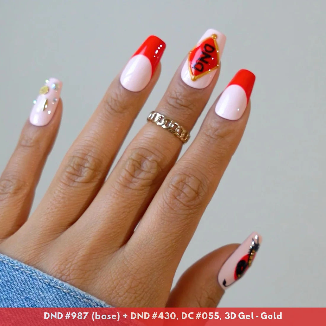 DTK Nail Supply - Authentic DND - Daisy Nail Designs DND Gel Polish - 430 Ferrari Red for wholesale salon use