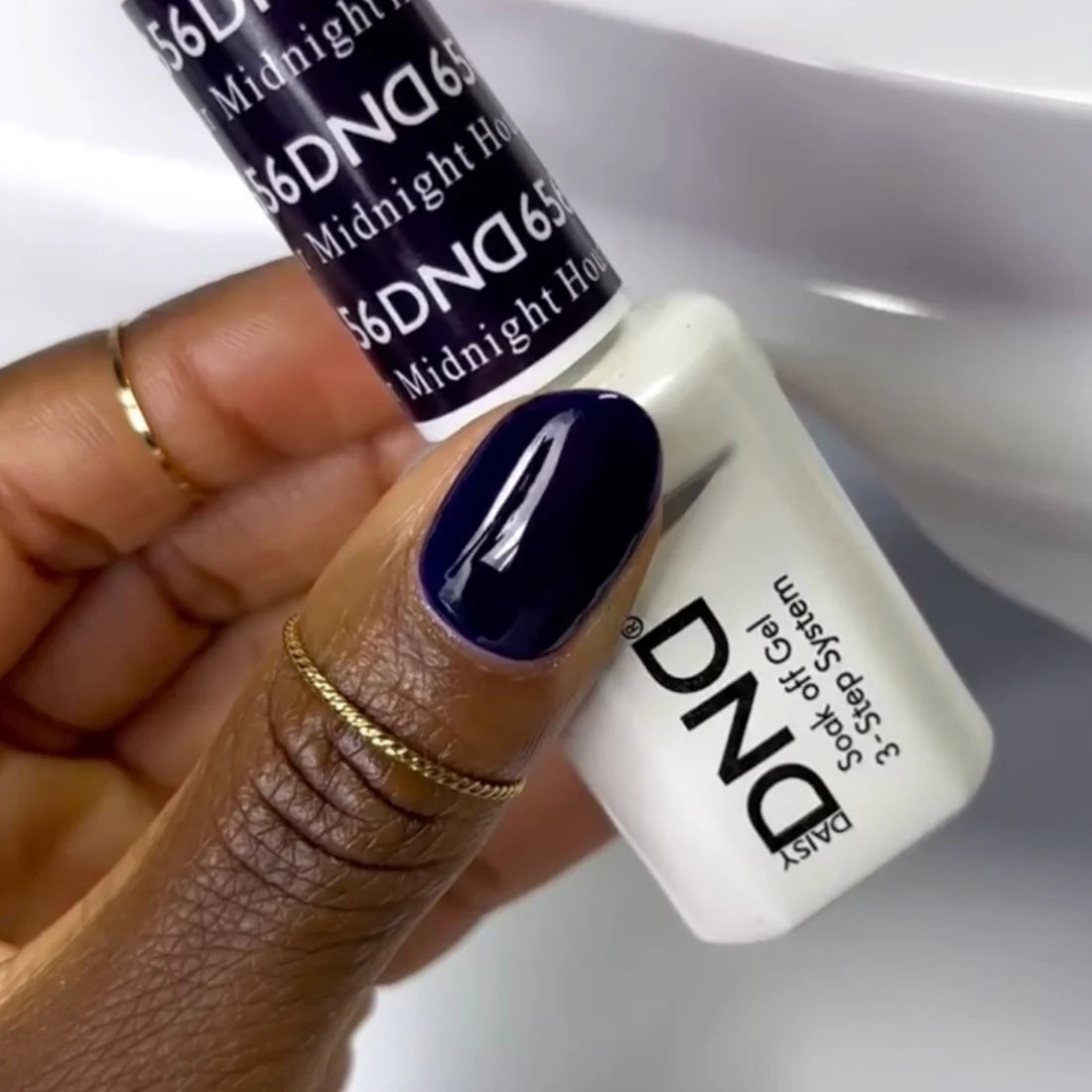DND Nail Lacquer - 656 Midnight Hour