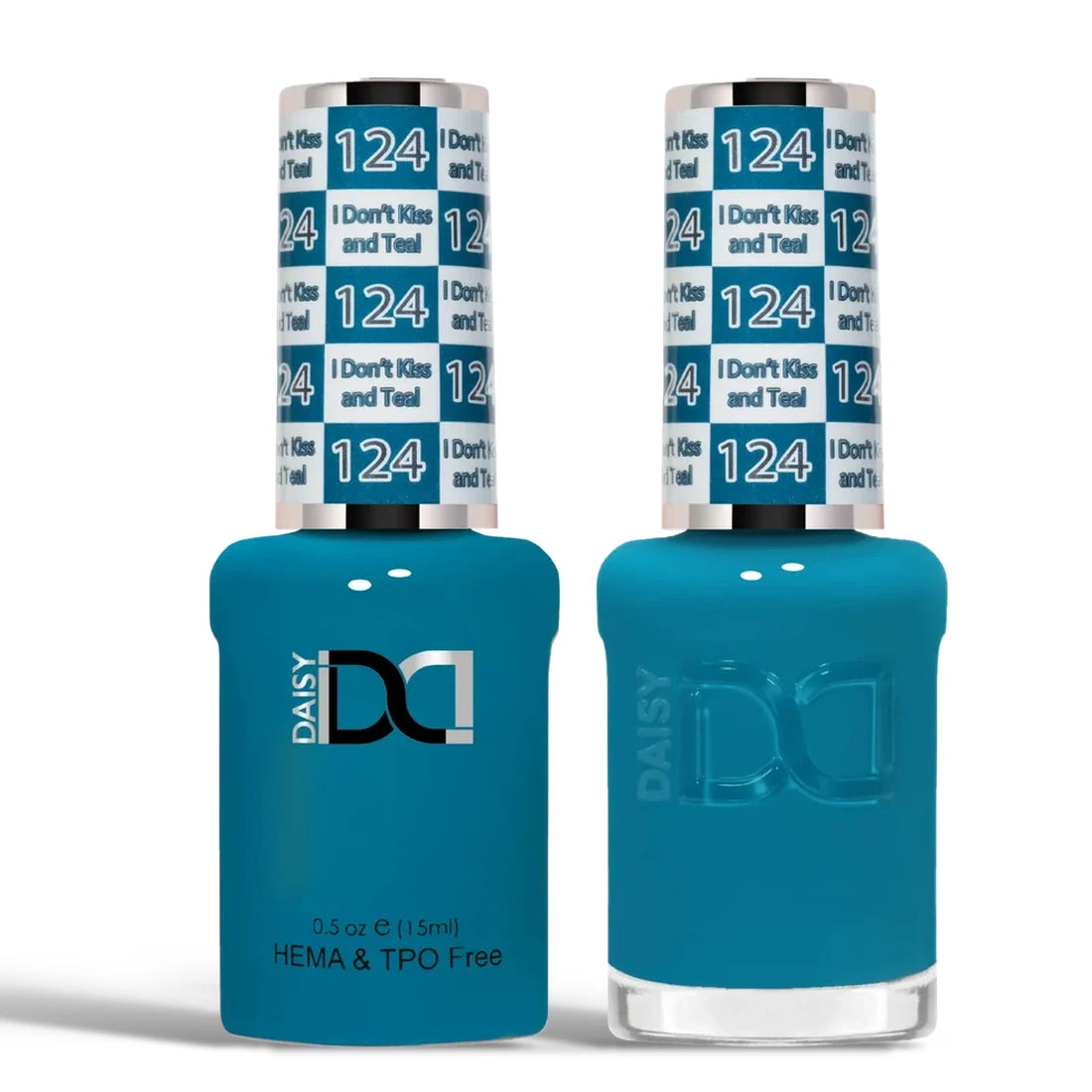 DND HEMA & TPO Free Gel Duo 124 I Don't Kiss And Teal