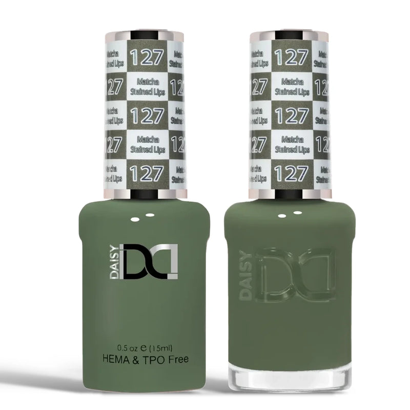 DND HEMA & TPO Free Gel Duo 127 Matcha Stained Lips