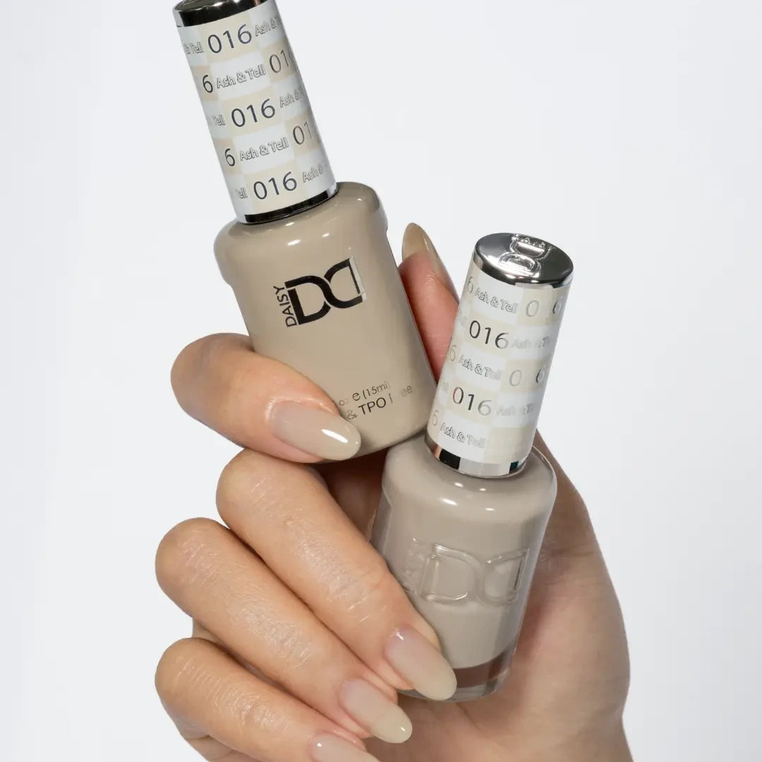 DND HEMA & TPO Free Gel Duo 016 Ash & Tell