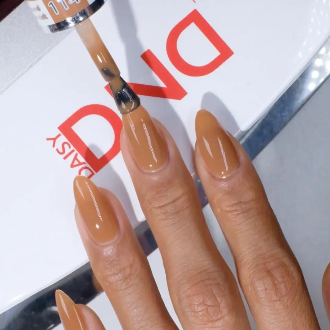 DND HEMA & TPO Free Gel Duo 114 Caramel Afterdark