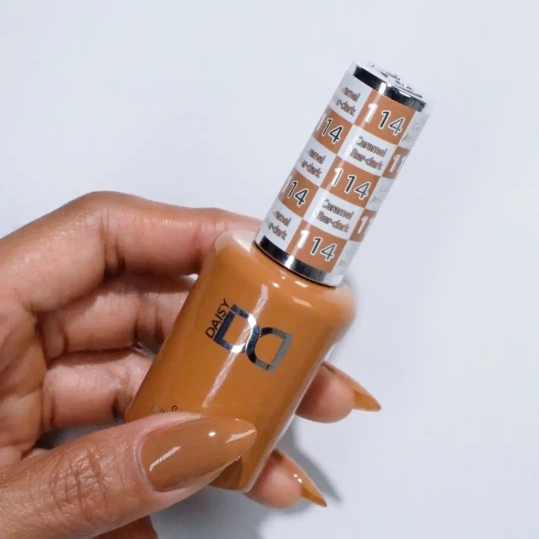 DND HEMA & TPO Free Gel Duo 114 Caramel Afterdark