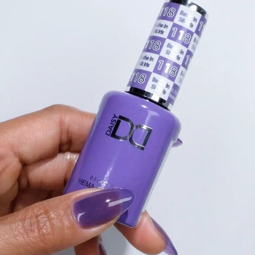 DND HEMA & TPO Free Gel Duo 118 Bathe In Silk Iris