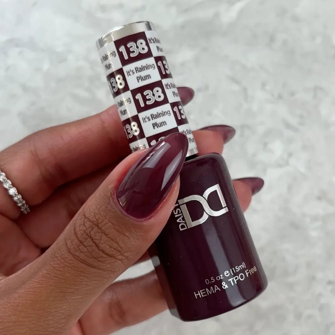 DND HEMA & TPO Free Gel Duo 138 It's Rainning Plum