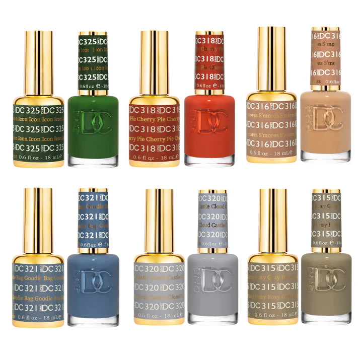 DND DC Winter Gel & Polish 6pc Bundle - Cozy Hues