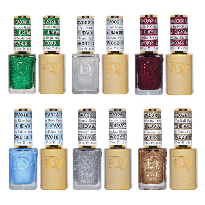 DTK Nail Supply - Authentic DND Diva Winter Gel & Polish 6pc Bundle for wholesale salon use