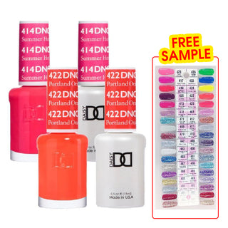  DND Part 02 - Set of 34 Gel & Lacquer Combos by DND - Daisy Nail Designs sold by DTK Nail Supply