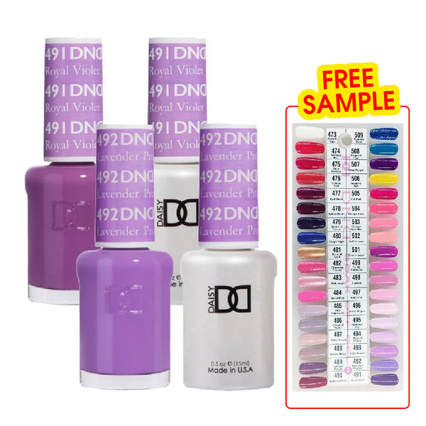  DND Part 03 - Set of 33 Gel & Lacquer Combos by DND - Daisy Nail Designs sold by DTK Nail Supply