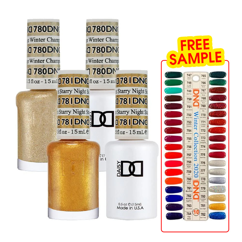  DND Part 10 (Winter Collection 2020) - Set of 31 Gel & Lacquer Combos by DND - Daisy Nail Designs sold by DTK Nail Supply