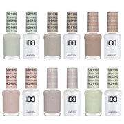 DTK Nail Supply - Authentic DND - Daisy Nail Designs DND Gel & Polish 6pc Bundle - Sad Beige Palette for wholesale salon use
