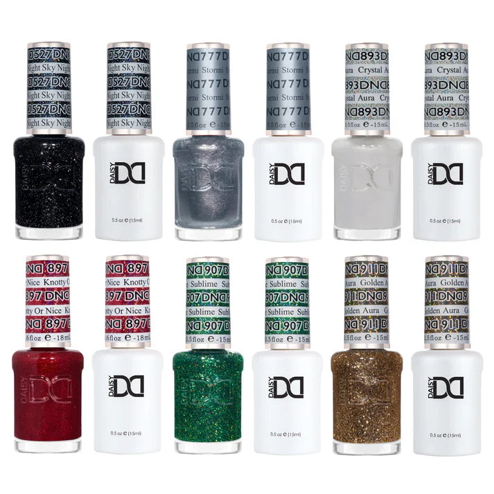 DTK Nail Supply - Authentic DND - Daisy Nail Designs DND Winter Gel & Polish 6pc Bundle - Sparkle Season for wholesale salon use