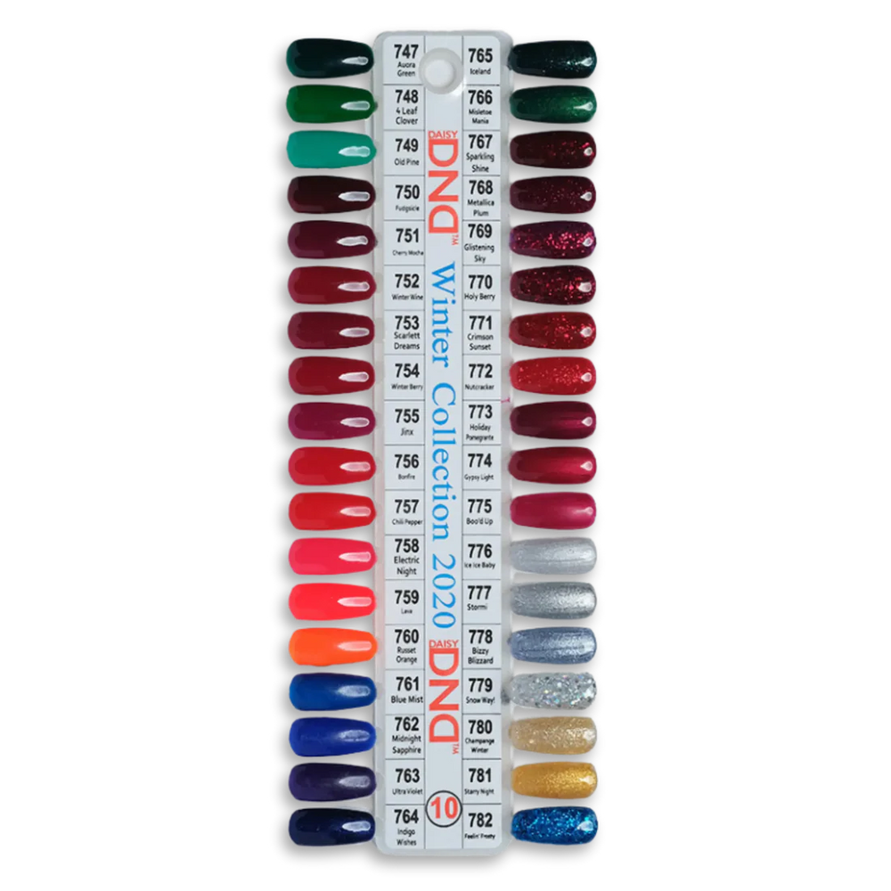 DND Part 10 - Set of 36 Gel & Lacquer Combos
