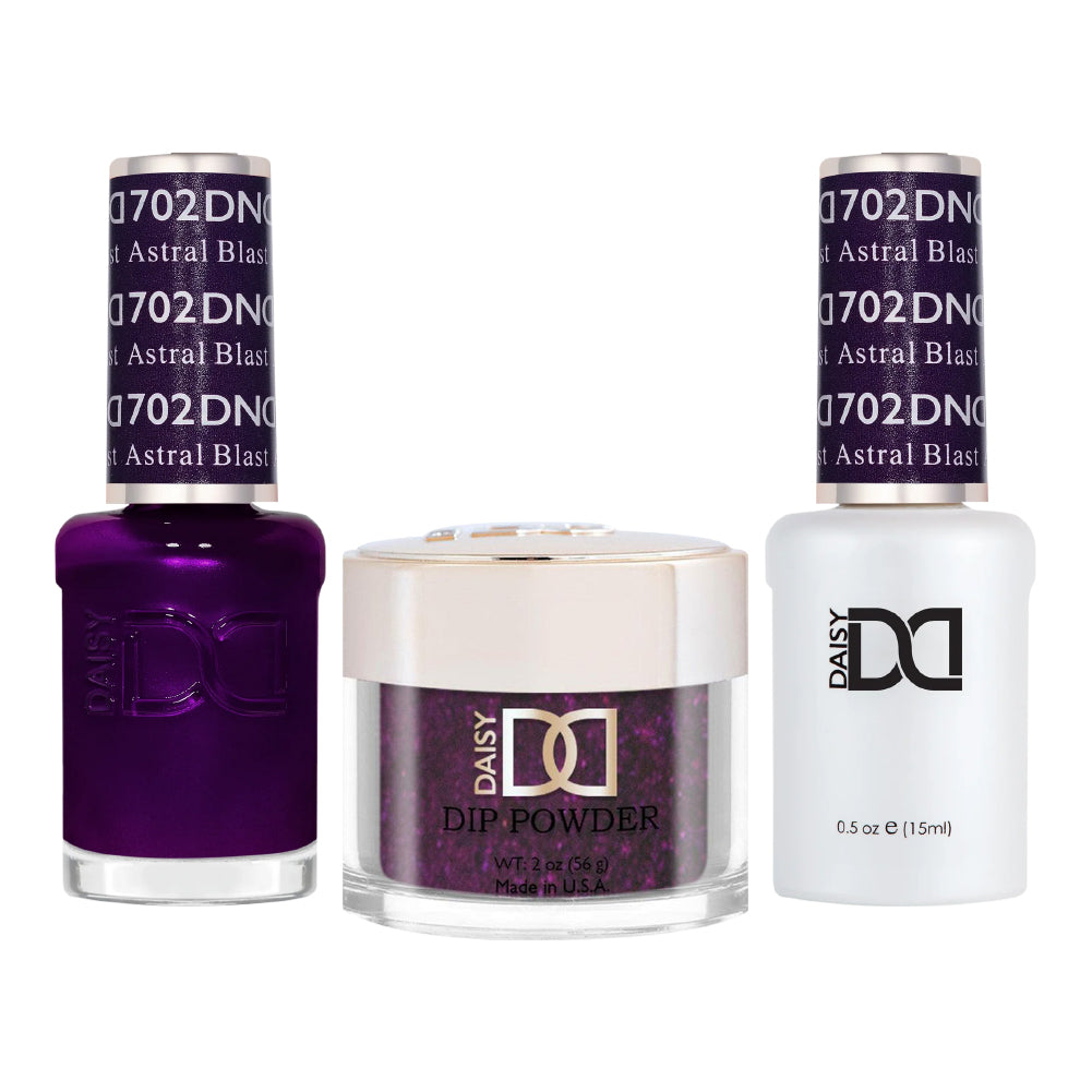DND 3 in 1 - Dip, Gel & Lacquer Matching - 702 Astral Blast