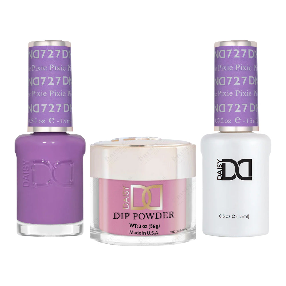 DND 3 in 1 - Dip, Gel & Lacquer Matching - 727 Pixie
