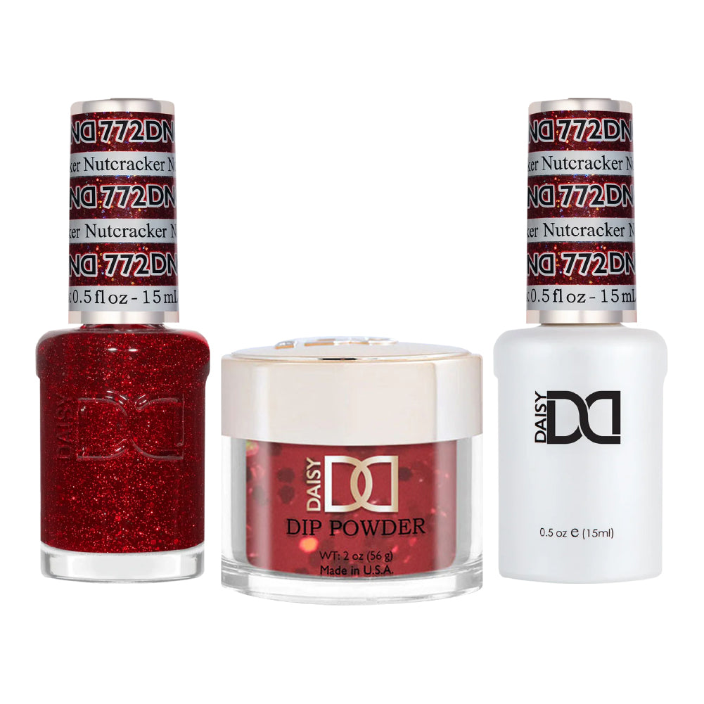 DND 3 in 1 - Dip, Gel & Lacquer Matching - 772 Nutcracker
