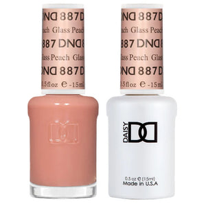 DND Gel Nail Polish Duo - 887 Glass Peach by DND - Daisy Nail Designs sold by DTK Nail Supply