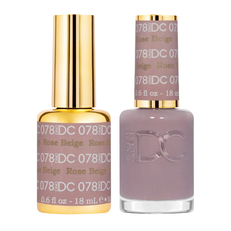 DND DC Gel Nail Polish Duo - 078 Rose Beige