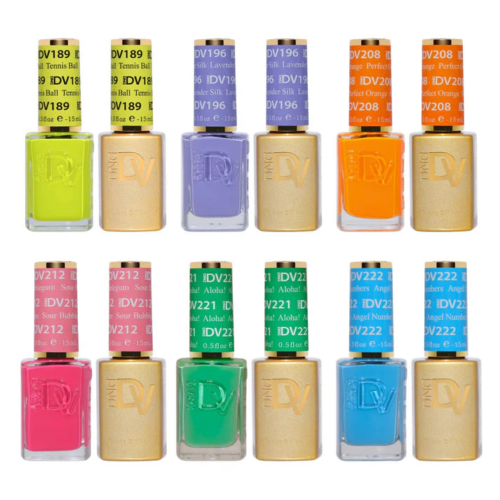 DND Diva Summer Gel & Polish 6pc Bundle - Tropical Hues