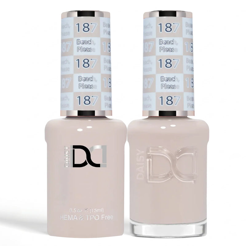 DND HEMA & TPO Free Gel Duo 187 Beach, Please