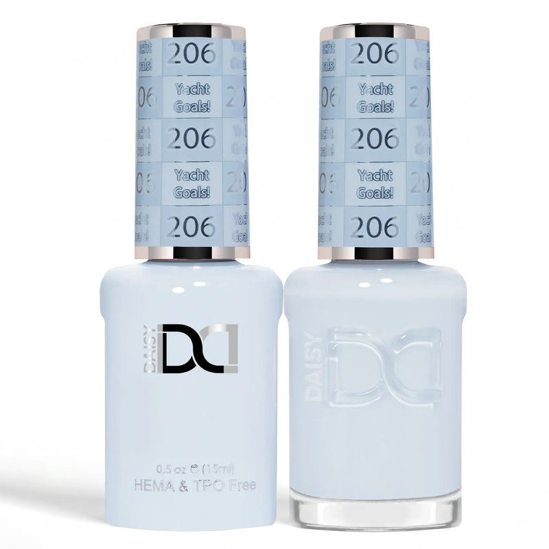 DND HEMA & TPO Free Gel Duo 206 Yacht Goals!
