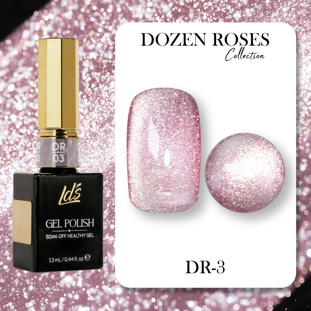  LDS DR03 - Gel Polish 0.5 oz - Dozen Roses Collection by LDS sold by DTK Nail Supply