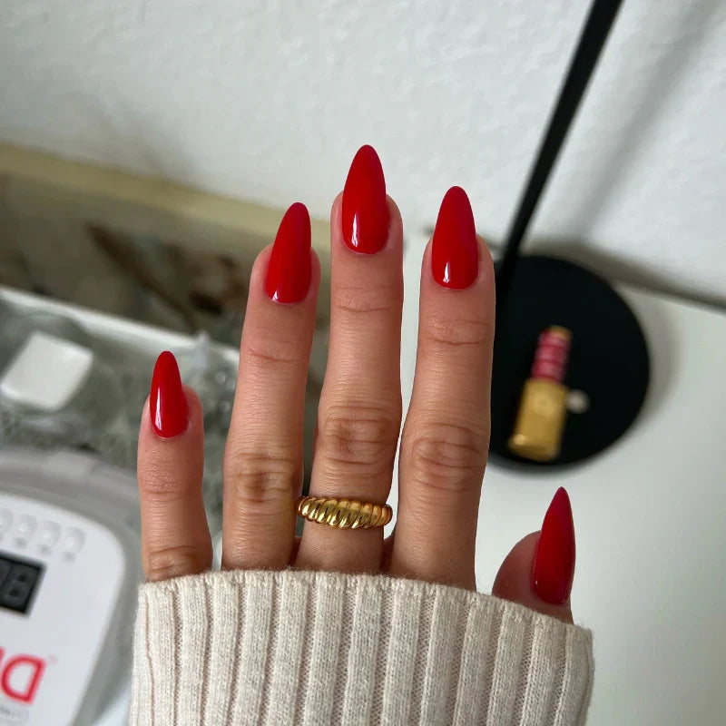 DIVA Gel Basic Kit - 163 Left Him On Red & Nail Lamp
